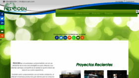 What Procoen.com website looked like in 2020 (3 years ago)