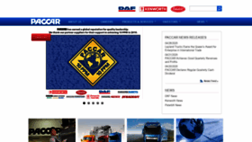 What Paccar.com website looked like in 2020 (3 years ago)