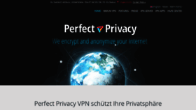 What Perfect-privacy.com website looked like in 2020 (3 years ago)