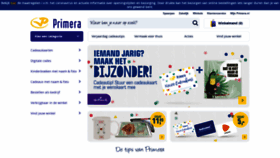 What Primera.nl website looked like in 2020 (3 years ago)