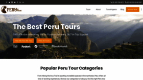 What Perubesttours.com website looked like in 2020 (3 years ago)