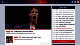 What Paristeam.fr website looked like in 2020 (3 years ago)