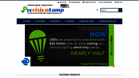 What Provisionlamp.com website looked like in 2020 (3 years ago)