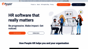 What Peoplehr.com website looked like in 2020 (3 years ago)