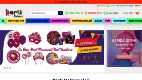 What Partifeneri.com website looked like in 2020 (3 years ago)