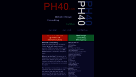 What Ph40.com website looked like in 2020 (3 years ago)