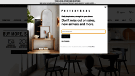What Potterybarn.com.au website looked like in 2020 (3 years ago)