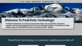 What Peakvista.com website looked like in 2020 (3 years ago)