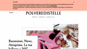 What Polveredistellemakeup.com website looked like in 2020 (3 years ago)