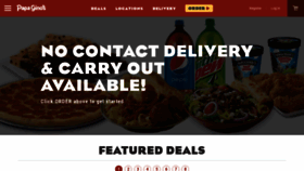 What Papaginos.com website looked like in 2020 (3 years ago)