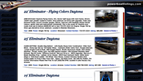 What Powerboatlistings.com website looked like in 2020 (3 years ago)