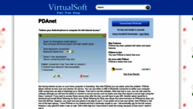 What Pdanet.virtualsoft.com website looked like in 2020 (3 years ago)