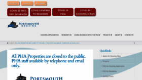 What Porthousing.org website looked like in 2020 (3 years ago)