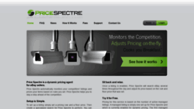 What Pricespectre.com website looked like in 2020 (3 years ago)
