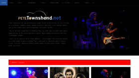 What Petetownshend.net website looked like in 2020 (3 years ago)