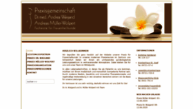 What Praxis-mueller-wolpert.de website looked like in 2020 (3 years ago)