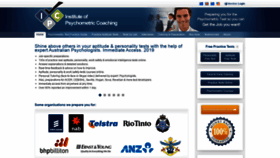 What Psychometricinstitute.com.au website looked like in 2020 (3 years ago)