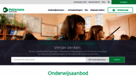 What Pelckmans.be website looked like in 2020 (3 years ago)