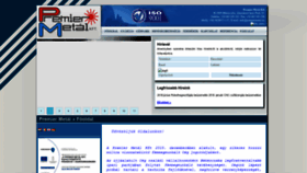 What Premiermetal.hu website looked like in 2020 (3 years ago)