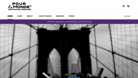 What Pourlemondeparfums.com website looked like in 2020 (3 years ago)