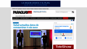 What Paraguay.com website looked like in 2020 (3 years ago)