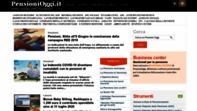 What Pensionioggi.it website looked like in 2020 (3 years ago)