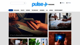 What Pulseheadlines.com website looked like in 2020 (3 years ago)