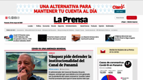What Prensa.com website looked like in 2020 (3 years ago)