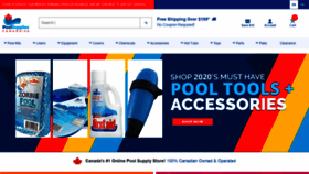 What Poolsuppliescanada.ca website looked like in 2020 (3 years ago)
