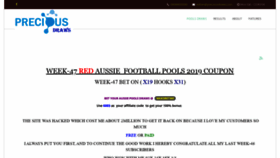 What Preciousdraws.com website looked like in 2020 (3 years ago)