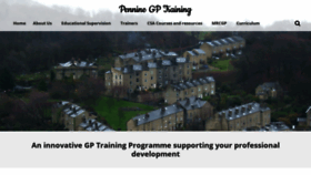 What Pennine-gp-training.co.uk website looked like in 2020 (3 years ago)