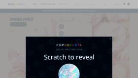 What Popsockets.co.uk website looked like in 2020 (3 years ago)