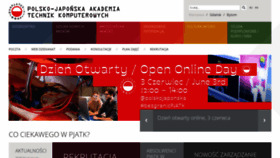 What Pjwstk.edu.pl website looked like in 2020 (3 years ago)
