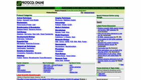 What Protocol-online.org website looked like in 2020 (3 years ago)