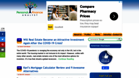 What Personalfinanceanalyst.com website looked like in 2020 (3 years ago)