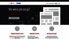 What Prv.pl website looked like in 2020 (3 years ago)