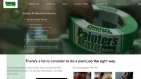 What Paintersmategreen.com website looked like in 2020 (4 years ago)