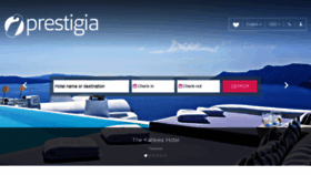 What Prestigia.com website looked like in 2020 (3 years ago)