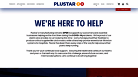 What Plustar.com website looked like in 2020 (3 years ago)