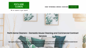 What Perthhomecleaners.com.au website looked like in 2020 (3 years ago)