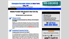 What Portabletoiletsnewyorkcityny.com website looked like in 2020 (3 years ago)