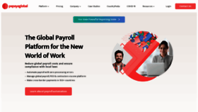 What Papayaglobal.com website looked like in 2020 (3 years ago)