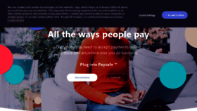 What Paysafe.com website looked like in 2020 (3 years ago)