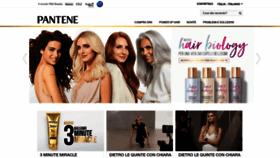 What Pantene.it website looked like in 2020 (3 years ago)