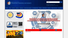 What Psa.gov.ph website looked like in 2020 (3 years ago)