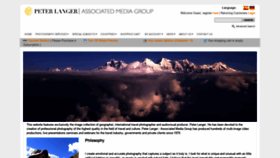 What Peterlanger.com website looked like in 2020 (5 years ago)