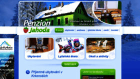 What Penzion-jahoda.cz website looked like in 2020 (3 years ago)