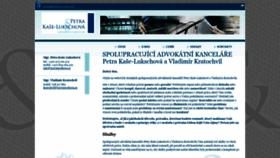 What Pravnipodpora.cz website looked like in 2020 (3 years ago)