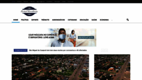 What Portalrondonia.com.br website looked like in 2020 (3 years ago)