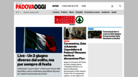 What Padovaoggi.it website looked like in 2020 (3 years ago)